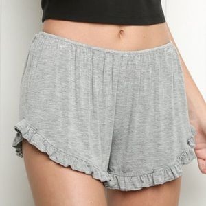 Deadstock brandy melville grey cotton shorts